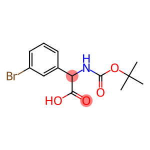2-(3-bromophenyl)-2-((tert-butoxycarbonyl)amino)acetic acid