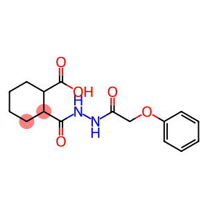 2-{[2-(2-phenoxyacetyl)hydrazino]carbonyl}cyclohexanecarboxylic acid