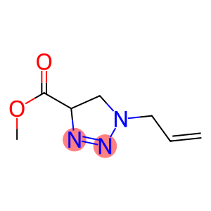 1H-1,2,3-Triazole-4-carboxylicacid,4,5-dihydro-1-(2-propenyl)-,methylester(9CI)