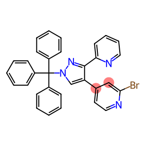 2-broMo-4-(3-(pyridin-2-yl)-1-trityl-1H-pyrazol-4-yl)pyridine