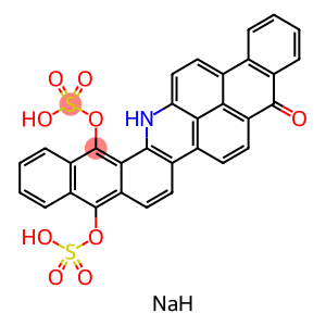 disodium 5-oxo-5,16-dihydroanthra[2,1,9-mna]naphtho[2,3-h]acridine-10,15-diyl disulfate