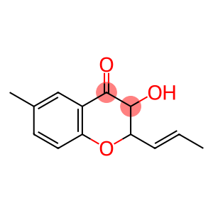 4H-1-Benzopyran-4-one, 2,3-dihydro-3-hydroxy-6-methyl-2-(1-propenyl)- (9CI)