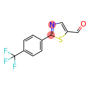 5-Thiazolecarboxaldehyde, 2-[4-(trifluoromethyl)phenyl]-