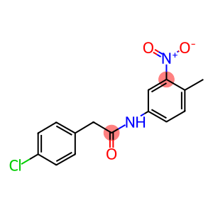 2-(4-chlorophenyl)-N-{3-nitro-4-methylphenyl}acetamide