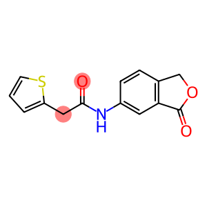 N-(3-oxo-1,3-dihydro-2-benzofuran-5-yl)-2-thien-2-ylacetamide