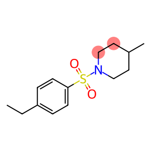 1-[(4-ethylphenyl)sulfonyl]-4-methylpiperidine