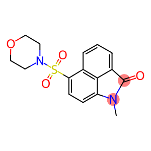 1-methyl-6-(4-morpholinylsulfonyl)benzo[cd]indol-2(1H)-one