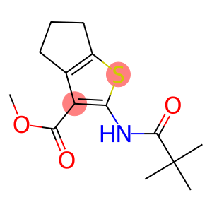 methyl 2-[(2,2-dimethylpropanoyl)amino]-5,6-dihydro-4H-cyclopenta[b]thiophene-3-carboxylate