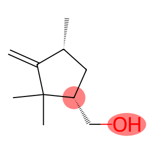 Cyclopentanemethanol, 2,2,4-trimethyl-3-methylene-, (1R,4S)-rel- (9CI)