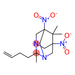 2-(3-butenyl)-5,7-bisnitro-2,6,6-trimethyl-1,3-diazatricyclo[3.3.1.1~3,7~]decane