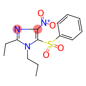 2-ethyl-4-nitro-5-(phenylsulfonyl)-1-propyl-1H-imidazole