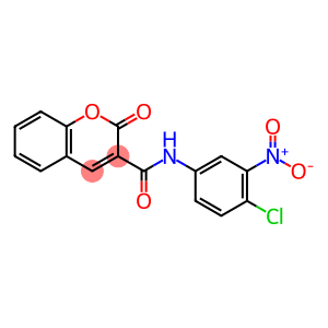 N-{4-chloro-3-nitrophenyl}-2-oxo-2H-chromene-3-carboxamide