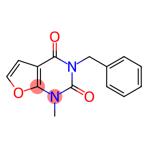 Furo[2,3-d]pyrimidine-2,4(1H,3H)-dione,  1-methyl-3-(phenylmethyl)-