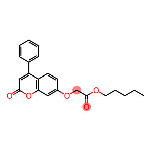 pentyl [(2-oxo-4-phenyl-2H-chromen-7-yl)oxy]acetate