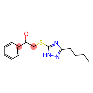 2-[(5-butyl-4H-1,2,4-triazol-3-yl)sulfanyl]-1-phenylethanone
