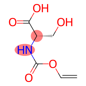 N-[vinyloxycarbonyl]-L-serine