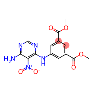 dimethyl 5-((6-amino-5-nitropyrimidin-4-yl)amino)isophthalate