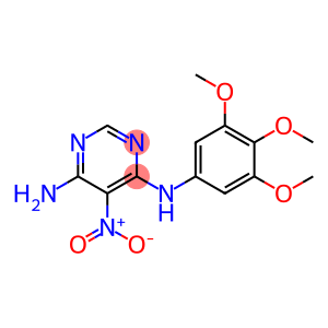 4,6-Pyrimidinediamine, 5-nitro-N4-(3,4,5-trimethoxyphenyl)-
