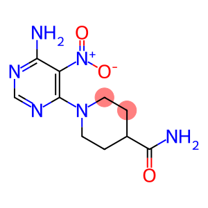 4-Piperidinecarboxamide, 1-(6-amino-5-nitro-4-pyrimidinyl)-