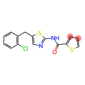 2-Thiophenecarboxamide, N-[5-[(2-chlorophenyl)methyl]-2-thiazolyl]-