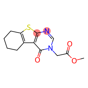 (4-OXO-5,6,7,8-TETRAHYDRO-4H-BENZO[4,5]THIENO[2,3-D]PYRIMIDIN-3-YL)-ACETIC ACID METHYL ESTER