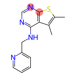 Thieno[2,3-d]pyrimidin-4-amine, 5,6-dimethyl-N-(2-pyridinylmethyl)-