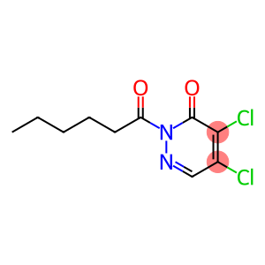 3(2H)-Pyridazinone, 4,5-dichloro-2-(1-oxohexyl)-