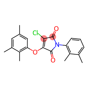 3-chloro-1-(2,3-dimethylphenyl)-4-(2,3,5-trimethylphenoxy)-1H-pyrrole-2,5-dione