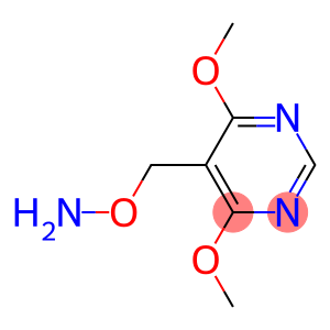 Pyrimidine, 5-[(aminooxy)methyl]-4,6-dimethoxy- (9CI)