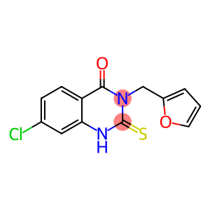 7-chloro-3-(furan-2-ylmethyl)-2-thioxo-2,3-dihydroquinazolin-4(1H)-one