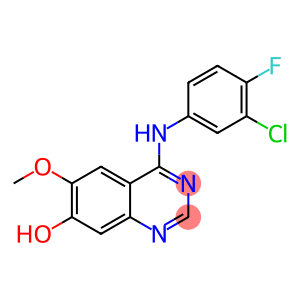 7-Quinazolinol, 4-[(3-chloro-4-fluorophenyl)amino]-6-methoxy-