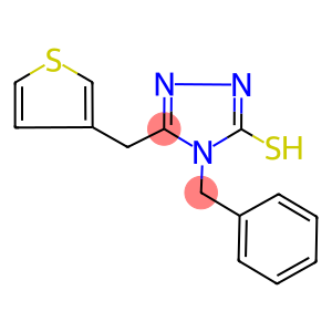 4-BENZYL-5-(3-THIENYLMETHYL)-4H-1,2,4-TRIAZOLE-3-THIOL