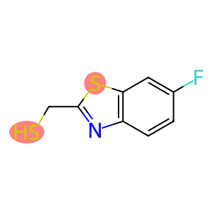 2-Benzothiazolemethanethiol,6-fluoro-(9CI)