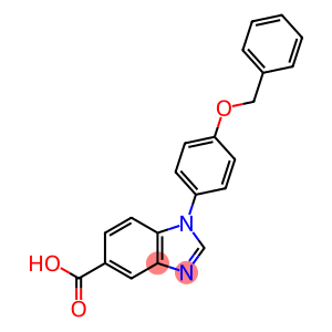 1-[4-(苄氧基)苯基]苯并咪唑-5-羧酸