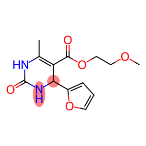 5-Pyrimidinecarboxylicacid,4-(2-furanyl)-1,2,3,4-tetrahydro-6-methyl-2-oxo-,2-methoxyethylester(9CI)