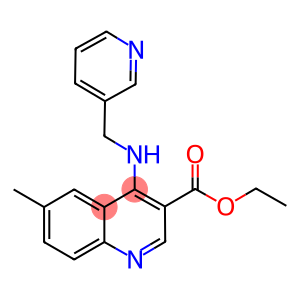 ethyl 6-methyl-4-[(3-pyridinylmethyl)amino]-3-quinolinecarboxylate