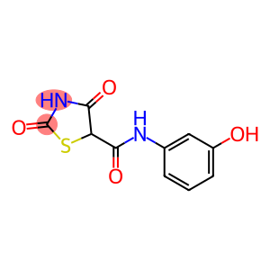 5-Thiazolidinecarboxamide,N-(3-hydroxyphenyl)-2,4-dioxo-(9CI)