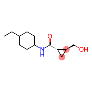 Cyclopropanecarboxamide, N-(trans-4-ethylcyclohexyl)-2-(hydroxymethyl)-, (1R,2R)-rel- (9CI)