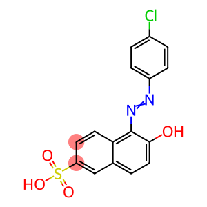 2-Naphthalenesulfonic acid, 5-[2-(4-chlorophenyl)diazenyl]-6-hydroxy-