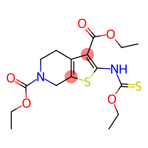 diethyl 2-[(ethoxycarbothioyl)amino]-4,7-dihydrothieno[2,3-c]pyridine-3,6(5H)-dicarboxylate