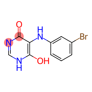 4(1H)-Pyrimidinone, 5-[(3-bromophenyl)amino]-6-hydroxy- (9CI)