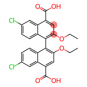 (S)-6,6'-dichloro-2,2'-diethoxy-1,1'-binaphthylene-4,4'-dicarboxylic acid