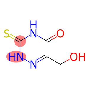 1,2,4-Triazin-5(2H)-one, 3,4-dihydro-6-(hydroxymethyl)-3-thioxo- (9CI)