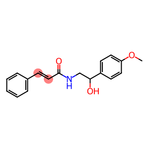 2-Propenamide, N-[2-hydroxy-2-(4-methoxyphenyl)ethyl]-3-phenyl-, (2E)-