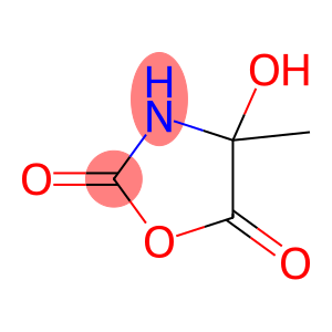 2,5-Oxazolidinedione,4-hydroxy-4-methyl-(9CI)