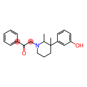 Ethanone, 2-[3-(3-hydroxyphenyl)-2,3-dimethyl-1-piperidinyl]-1-phenyl-