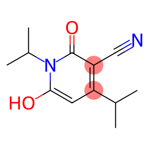 3-Pyridinecarbonitrile, 1,2-dihydro-6-hydroxy-1,4-bis(1-methylethyl)-2-oxo- (9CI)