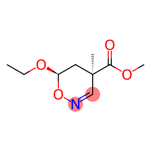 4H-1,2-Oxazine-4-carboxylicacid,6-ethoxy-5,6-dihydro-4-methyl-,methylester,(4R,6R)-rel-(9CI)