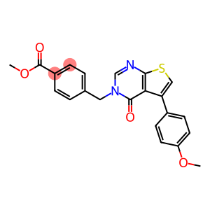 methyl 4-[(5-(4-methoxyphenyl)-4-oxothieno[2,3-d]pyrimidin-3(4H)-yl)methyl]benzoate