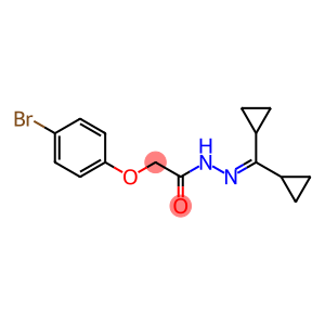 2-(4-bromophenoxy)-N'-(dicyclopropylmethylene)acetohydrazide